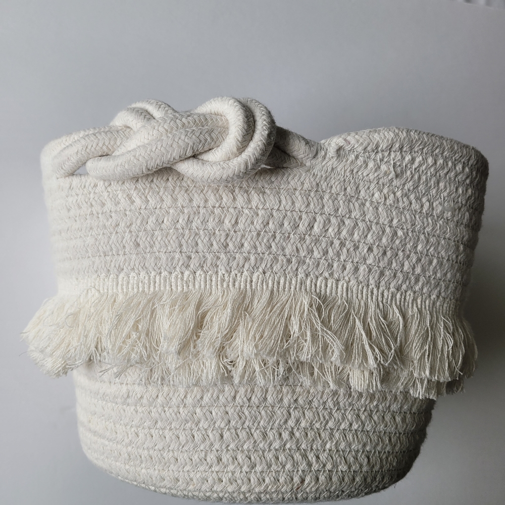 Pillowfort coiled rope basket